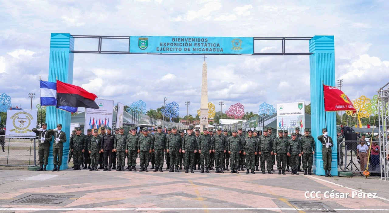 Ejército de Nicaragua abre al público Exposición Estática de Técnica y Medios por su 47 aniversario