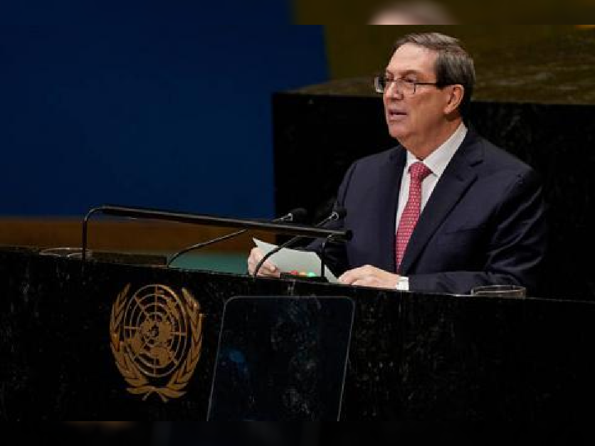 Canciller cubano Bruno Rodríguez expone la posición de Cuba ante Naciones Unidas