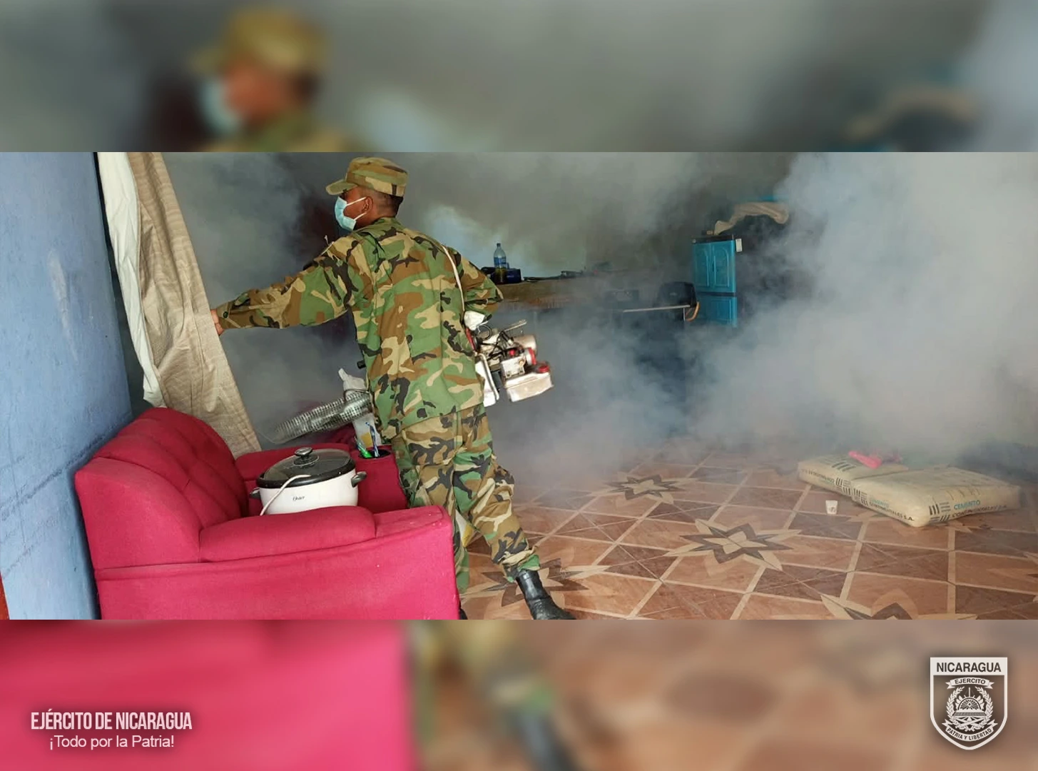 Ejército de Nicaragua y MINSA desarrollan jornada antiepidémica en MINSAy Madriz