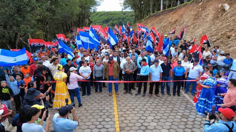 Buen Gobierno entrega último tramo de la carretera San Nicolás-La Estanzuela-Estelí