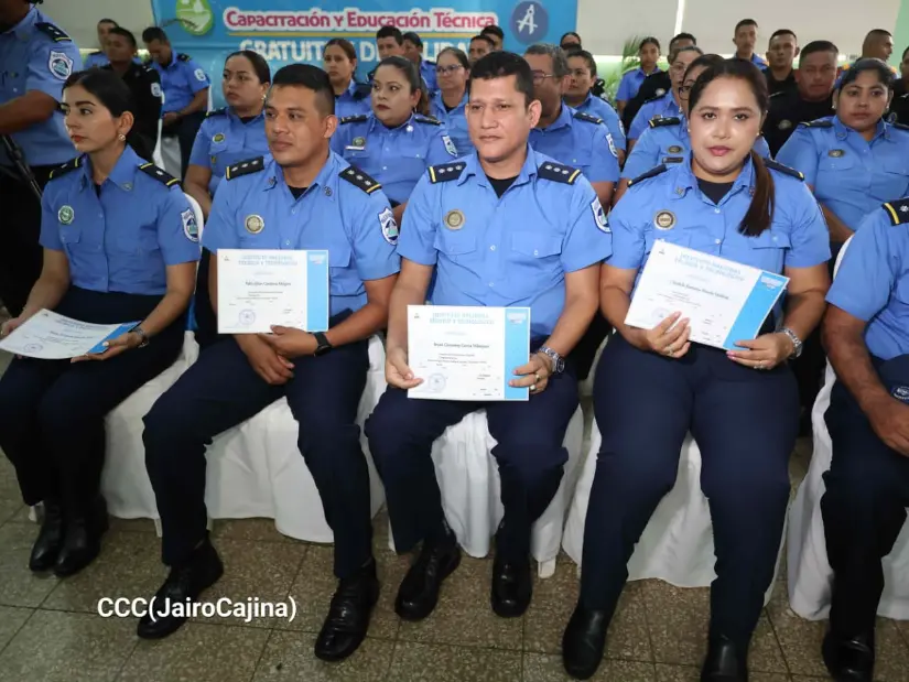 Policía Nacional e INATEC gradúan a 760 protagonistas del programa “Angelita Morales Avilés”