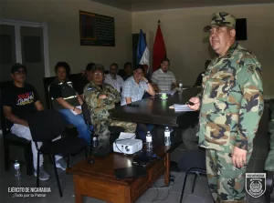 Sexto Comando Militar Regional participa en reunión con autoridades de Matagalpa y Jinotega