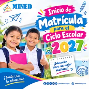 Nicaragua inicia este 19 de octubre las matrículas para el ciclo escolar 2027